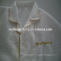 100% cotton white hotel waffle bathrobe